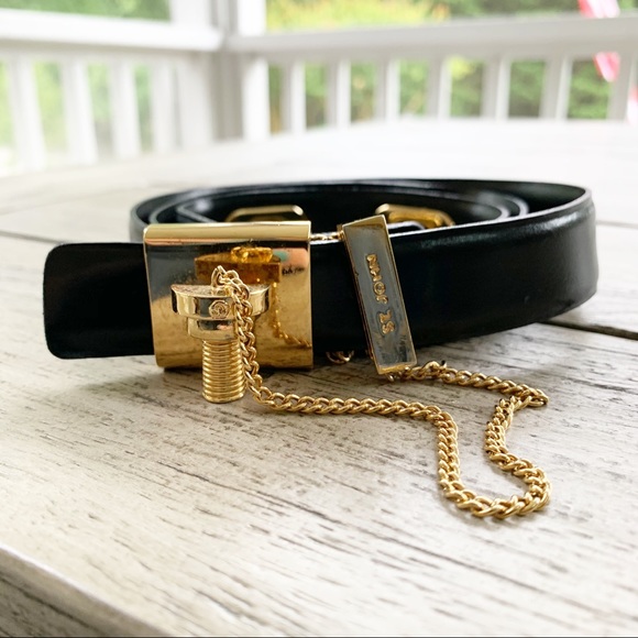 St. John Accessories - St. John Vintage Rare Unique Latch Leather…